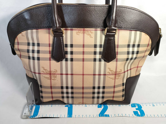 BURBERRY Nova Check Handbag Handbag