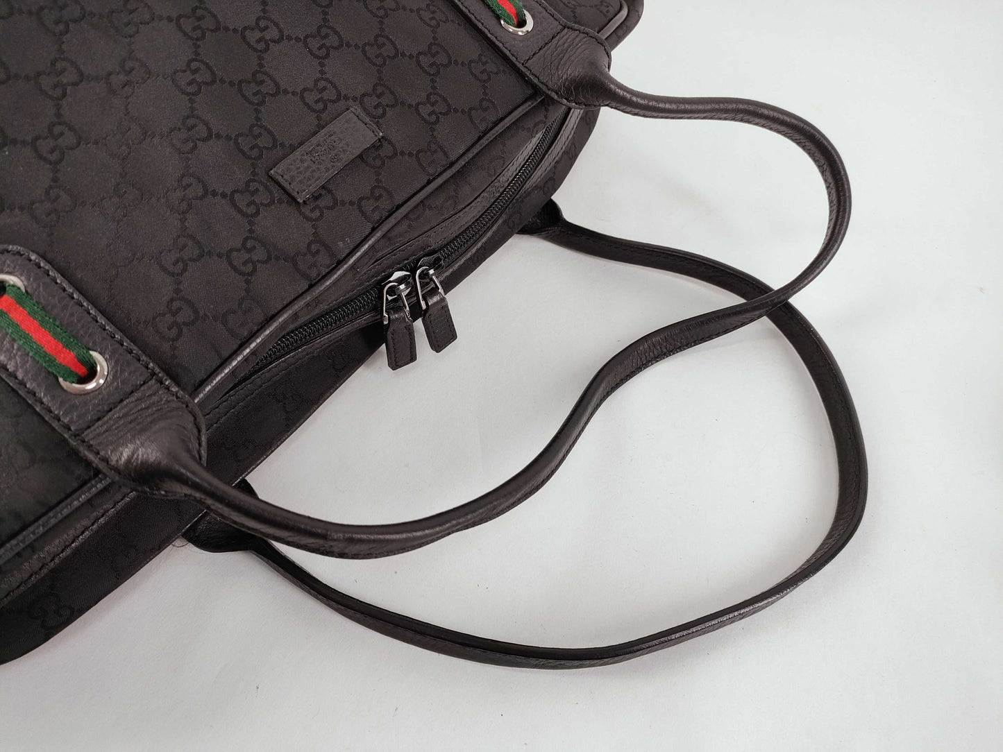 GUCCI Gucci Princess Bag Black Sherry Line Boston Bag