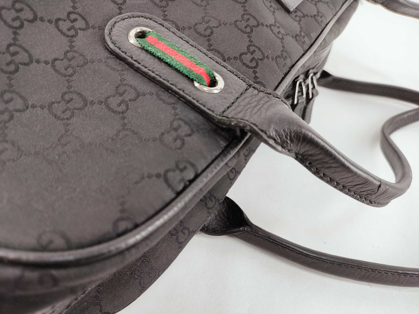 GUCCI Gucci Princess Bag Black Sherry Line Boston Bag