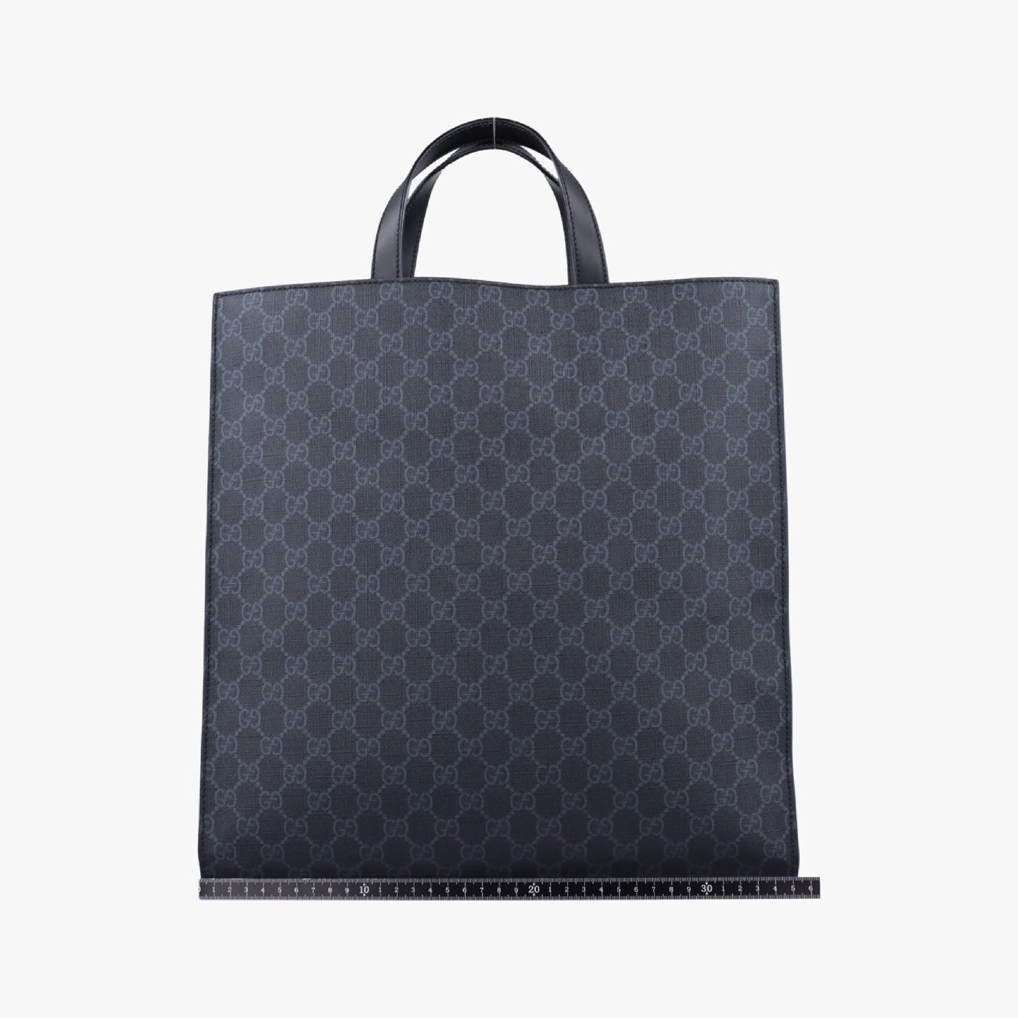 GUCCI GG Supreme Tiger Black PVC Coated Canvas Handbag 495559B030194666