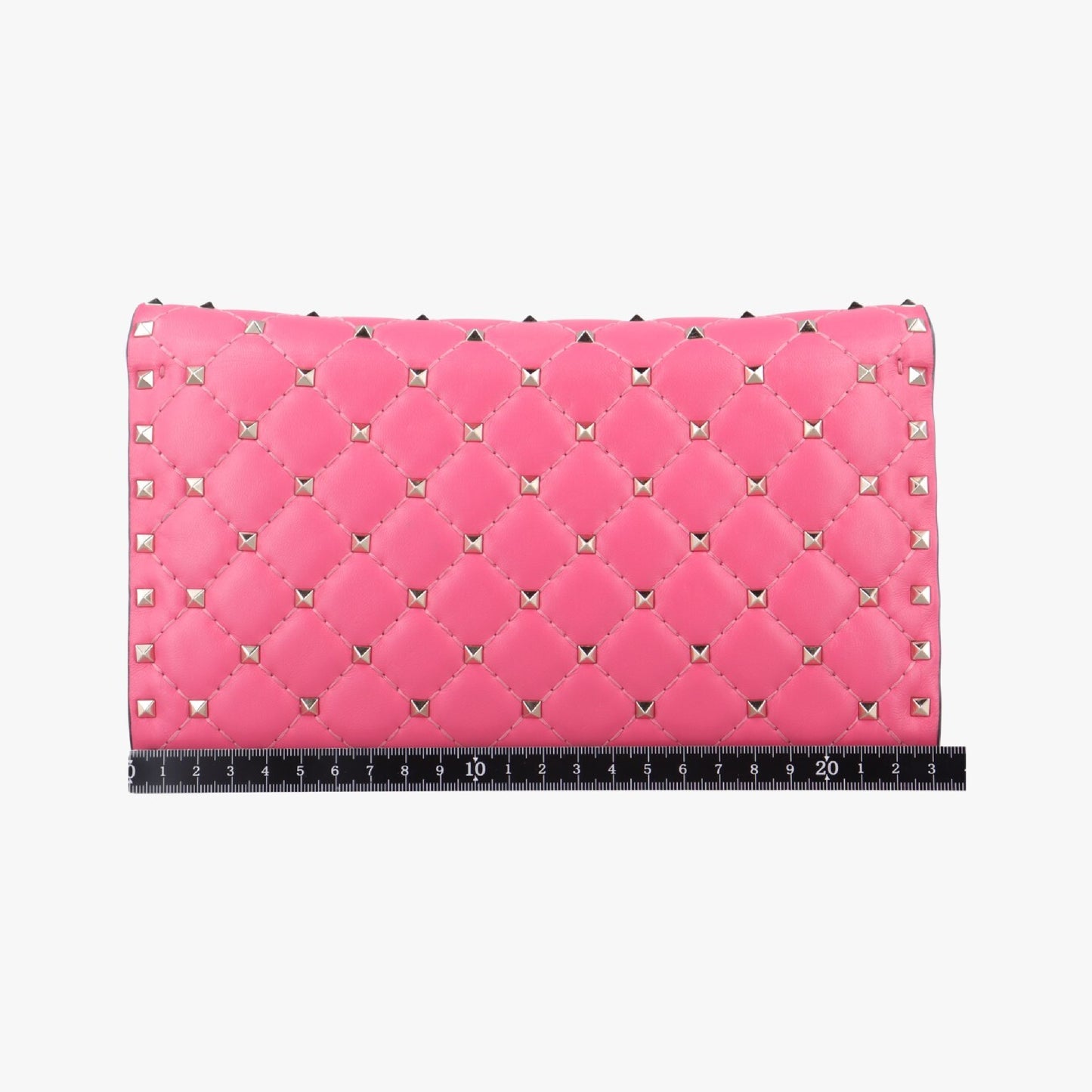 VALENTINO Rockstud Spike Pink Leather Shoulder Bag BL-P137NAP2