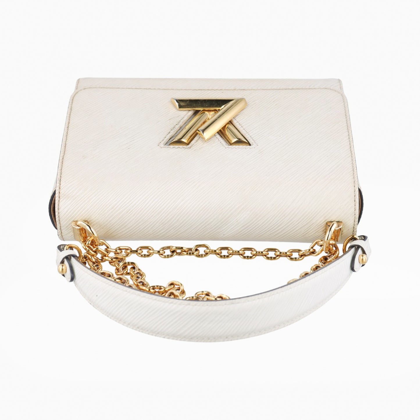 LOUIS VUITTON Twist MM Light Gray Epi Shoulder Bag M21026AR3169