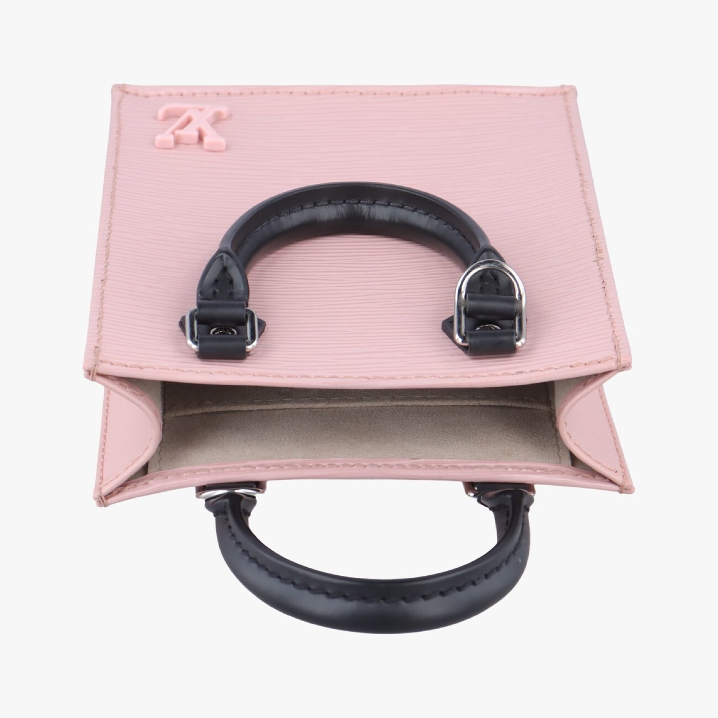 LOUIS VUITTON Petite Sac Pla Rose Ballerine Epi M69575 IC Chip Handbag