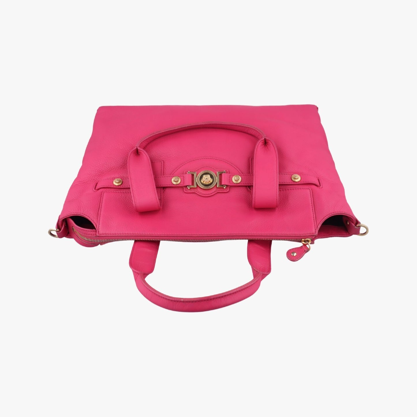 VERSACE Medusa Head Pink Leather CLG 149 251 662 568 Shoulder Bag