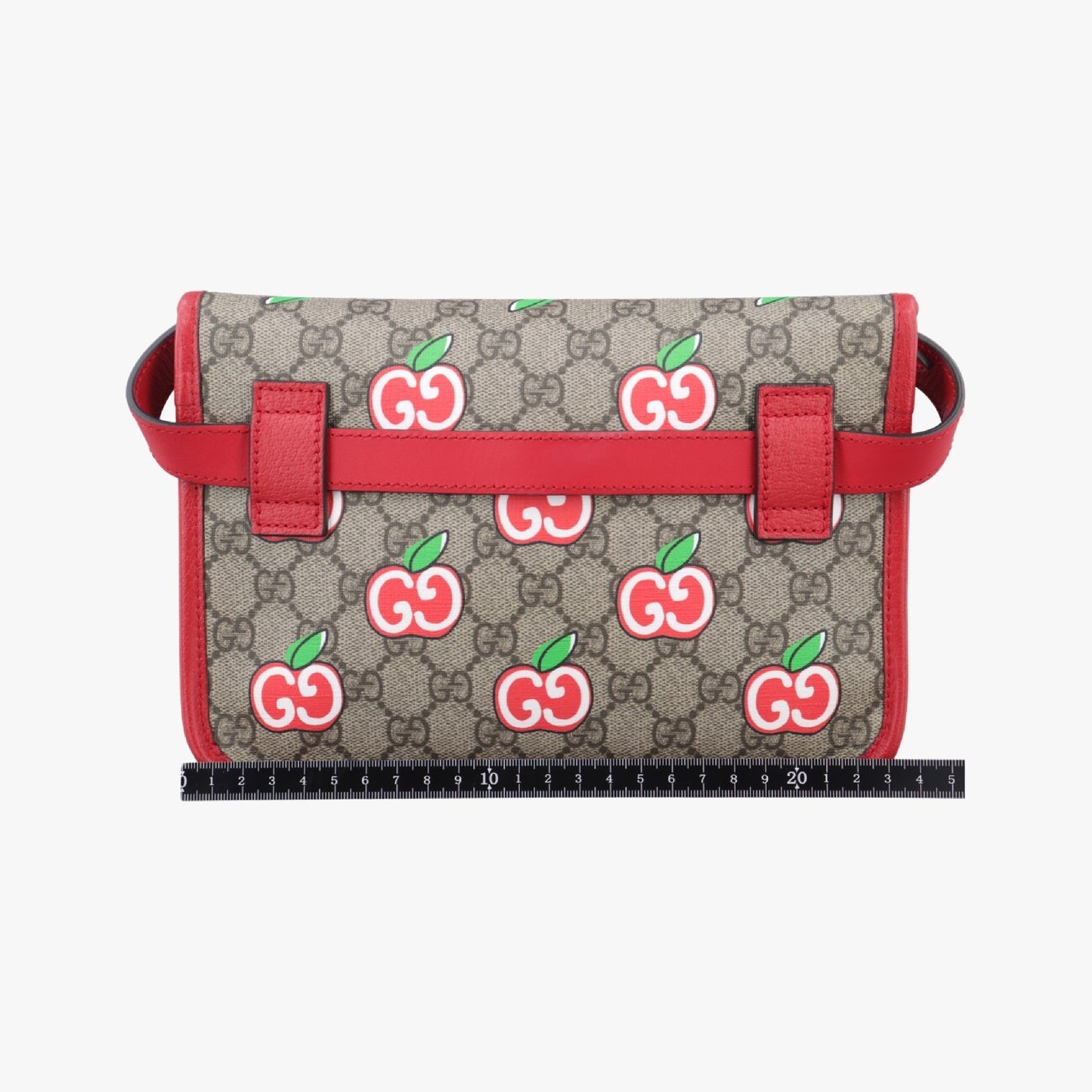 GUCCI GG Apple Beige x Multicolor PVC Coated Canvas Shoulder Bag 625233D033008978