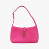 Yves Saint Laurent LE 5?7 Mini Hobo Shoulder Bag in Rose Red Leather