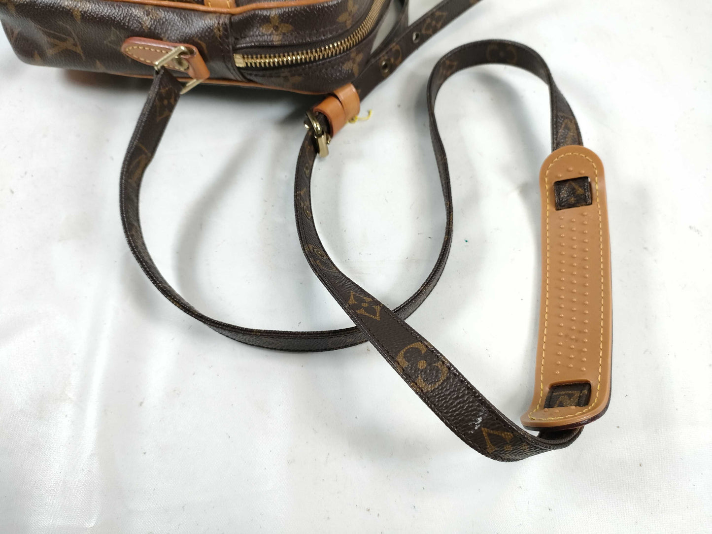 LOUIS VUITTON Monogram Danube M45266 AR0030 Shoulder Bag with Deterioration of the Outer Pocket