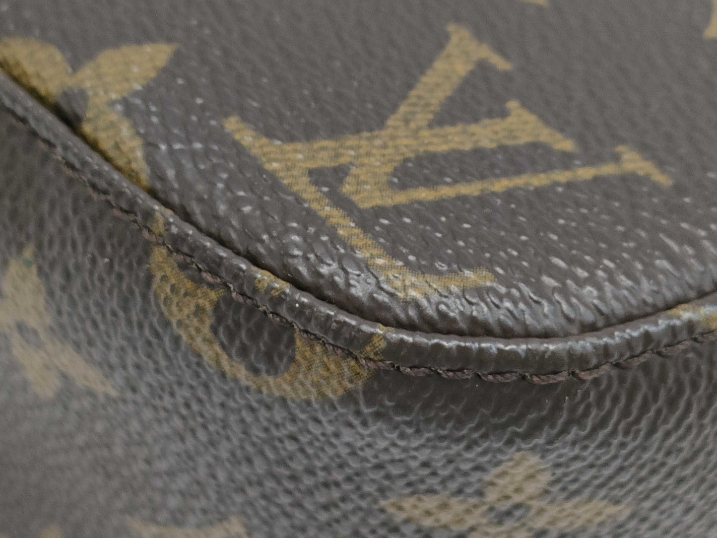 LOUIS VUITTON Monogram Spontini M47500 Brown Handbag