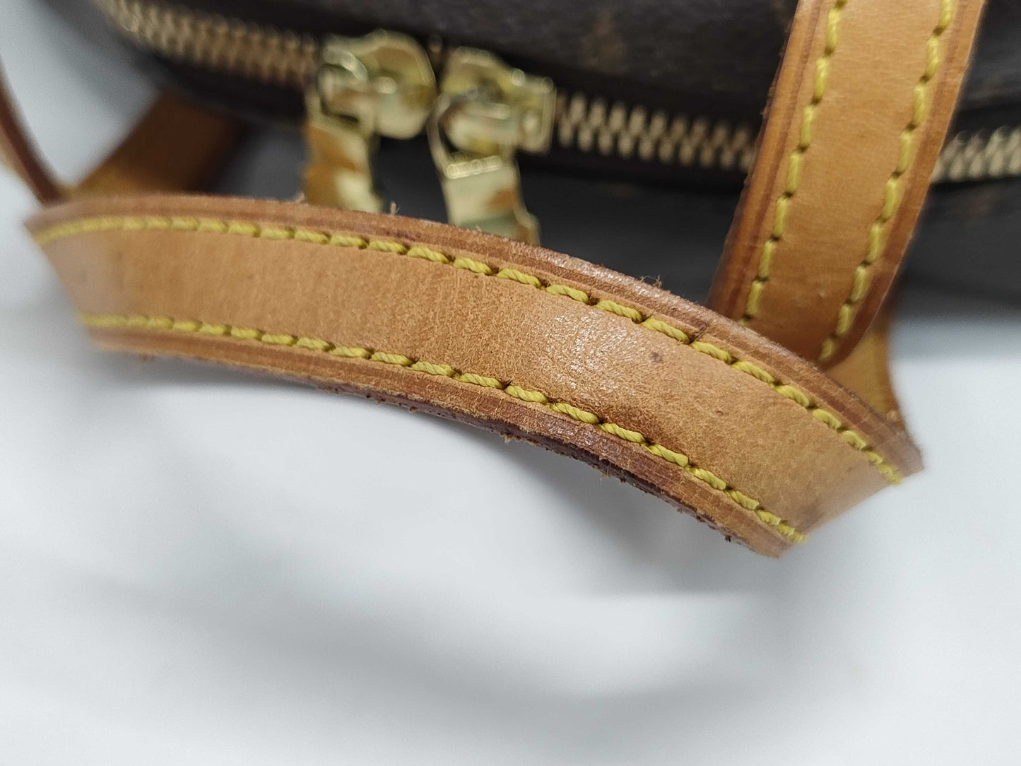 LOUIS VUITTON Monogram Spontini M47500 Brown Handbag