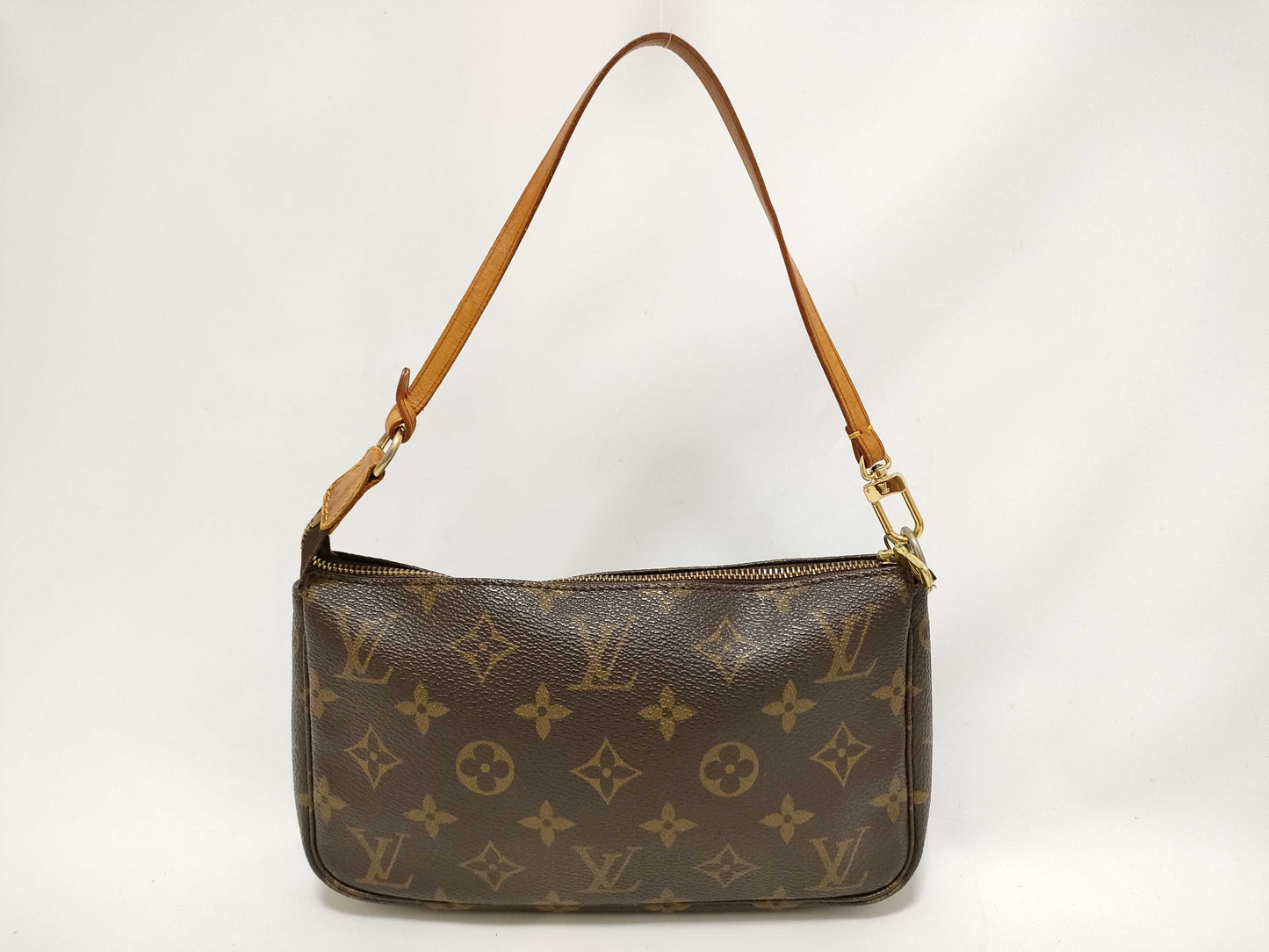 LOUIS VUITTON Monogram Pochette Accessoires M51980 CA0070 Brown Pouch