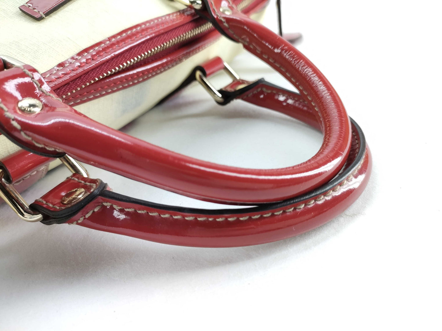 GUCCI ID-Gucci PVC GG Supreme Tatto Birds Joy Bostonbag 32cm GHW #189895-491403 - Gr Boston Bag