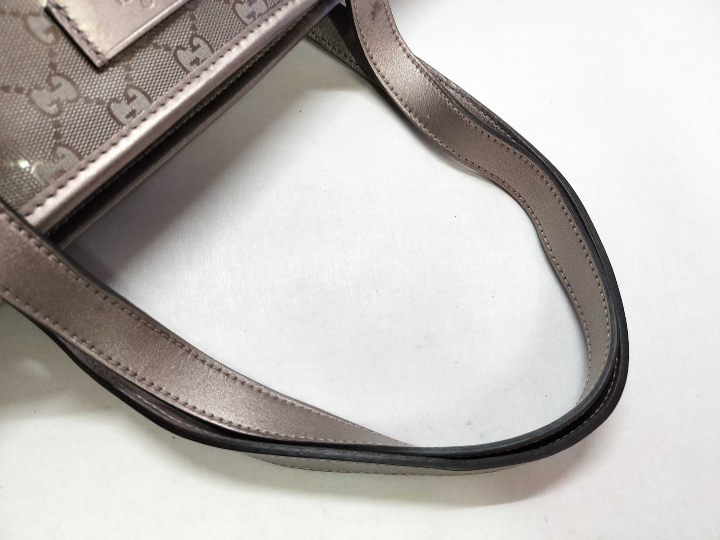 GUCCI GG Inprime ID - Gucci GG Canvas Inprime 37cm Tote Bag SHW #211137 - Grade B Tote Bag