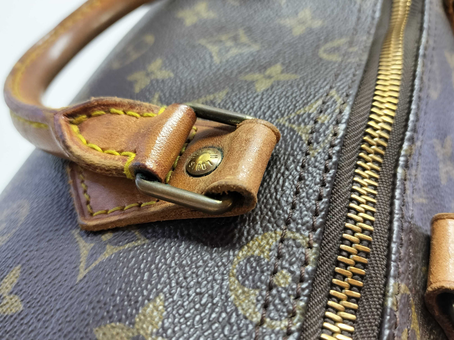 LOUIS VUITTON Monogram ID - Louis Vuitton Monogram Speedy 35 M41524 - Grade B Handbag