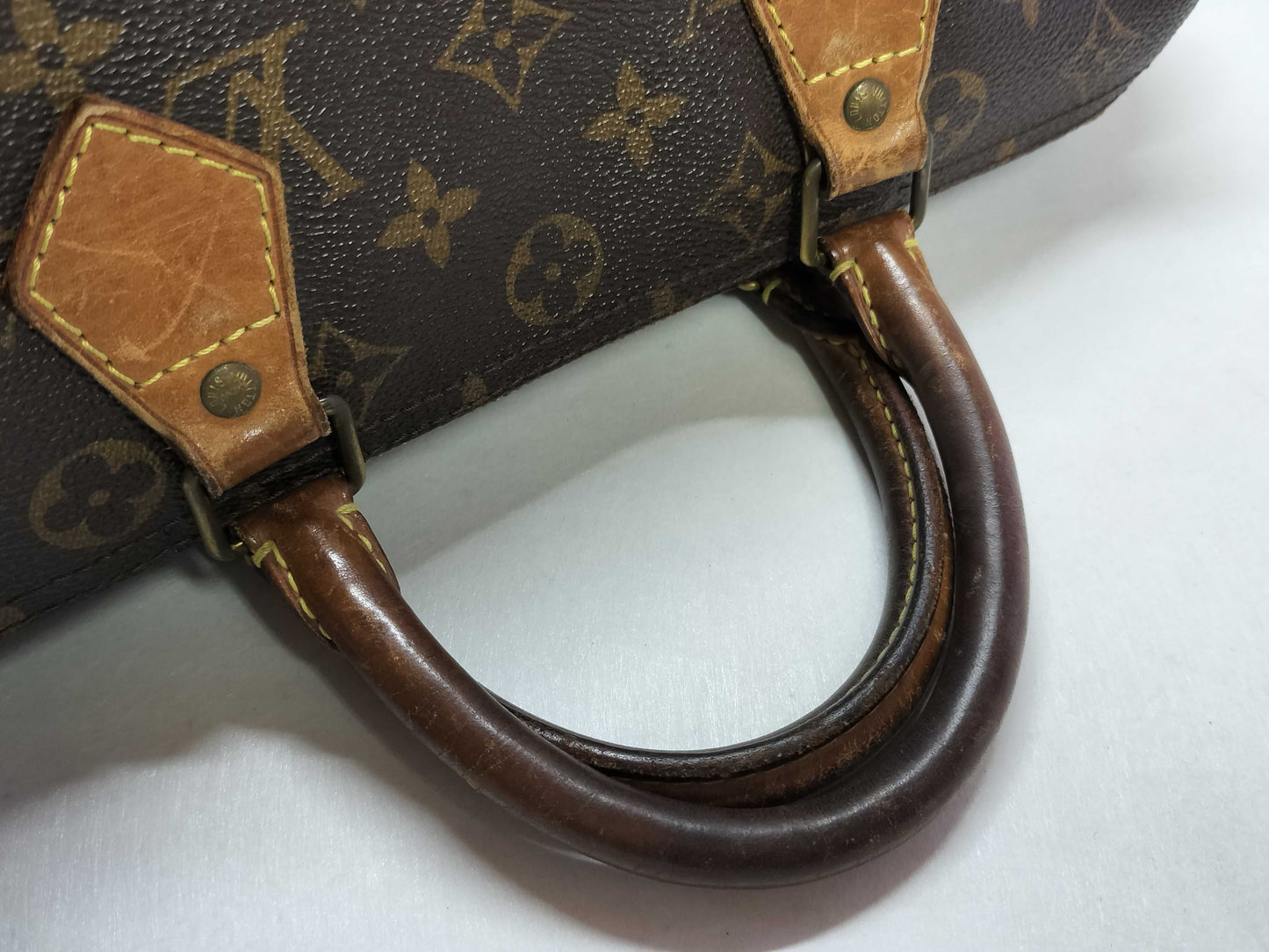 LOUIS VUITTON Monogram ID - Louis Vuitton Monogram Speedy 30 M41526 Brown TR2180 - Grade BC Handbag