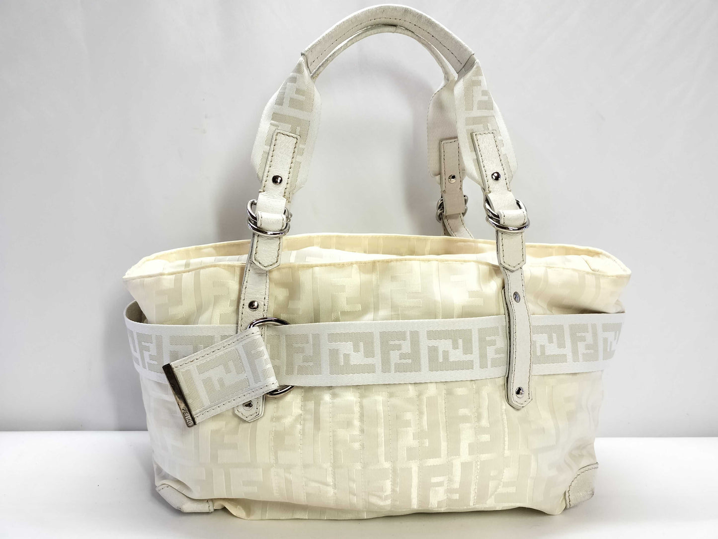 FENDI Zucca ID - Fendi Zucca Nylon Tote Bag 8BH143 - Grade B Handbag