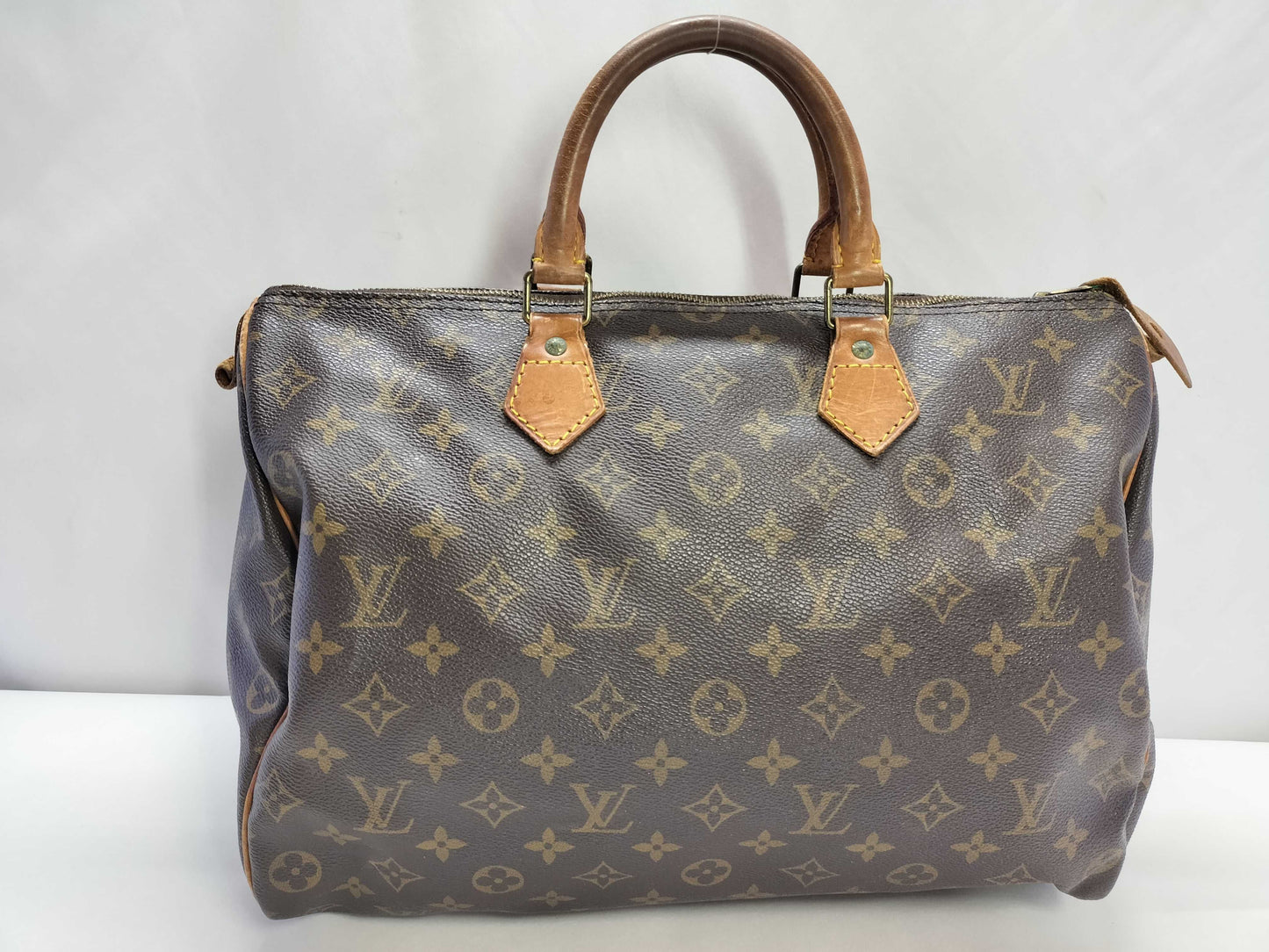 LOUIS VUITTON Monogram ID - Louis Vuitton Monogram Speedy 35 M41524 #VI0952 - Grade BC Handbag