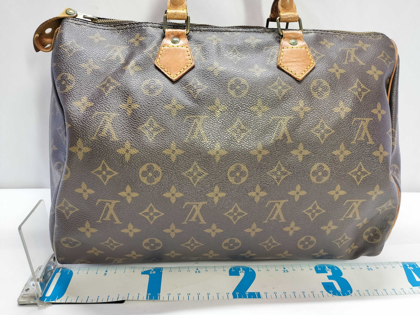 LOUIS VUITTON Monogram ID - Louis Vuitton Monogram Speedy 35 M41524 #VI0952 - Grade BC Handbag