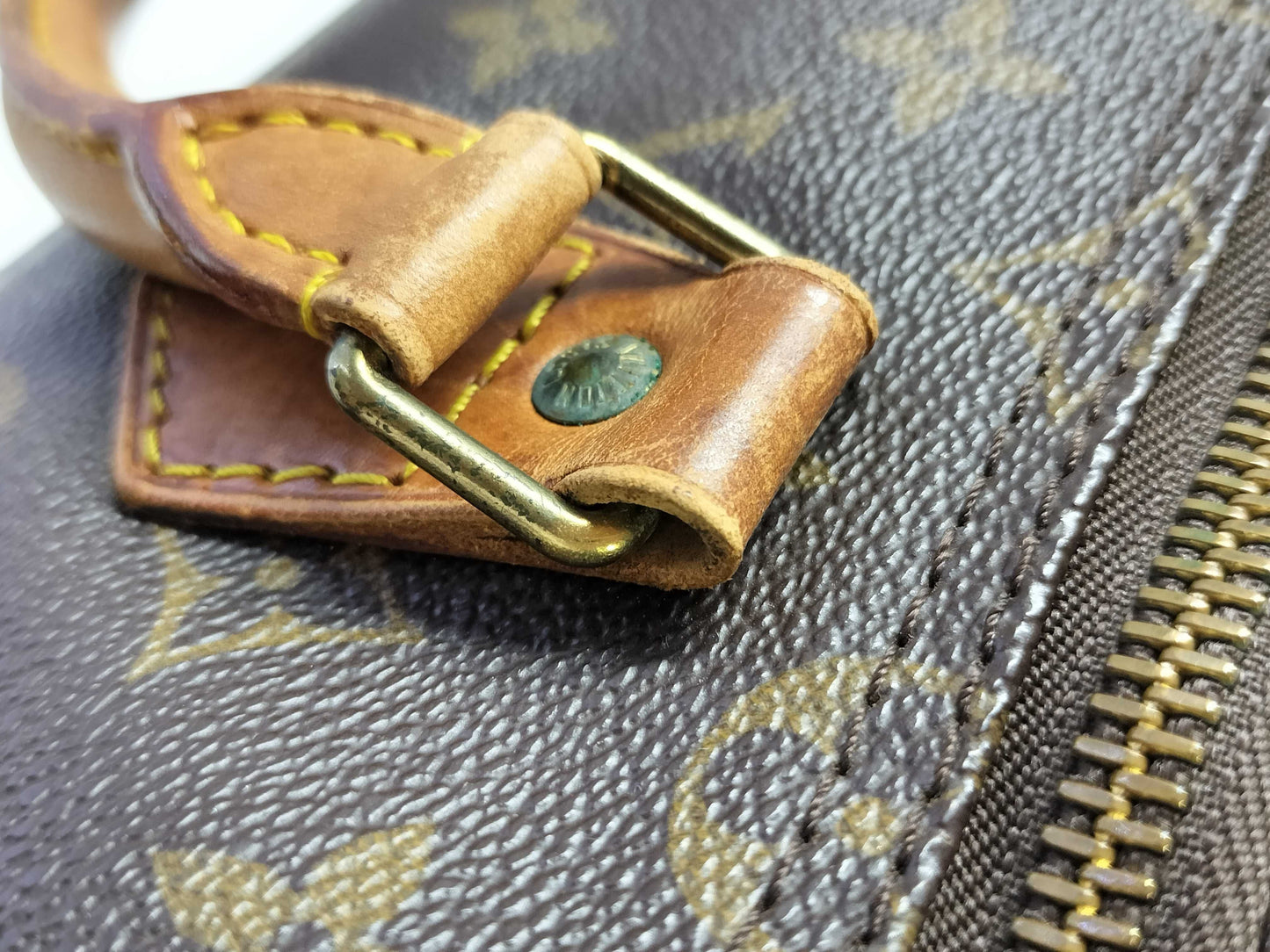 LOUIS VUITTON Monogram ID - Louis Vuitton Monogram Speedy 35 M41524 #VI0952 - Grade BC Handbag