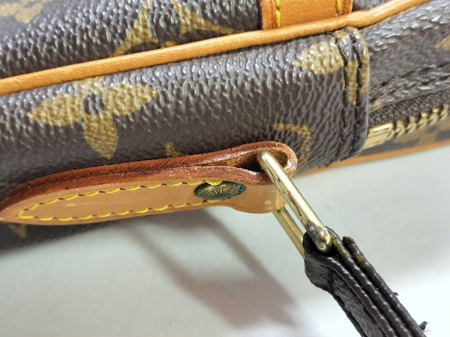 LOUIS VUITTON Monogram Danube M45266 SL0977 Brown Shoulder Bag