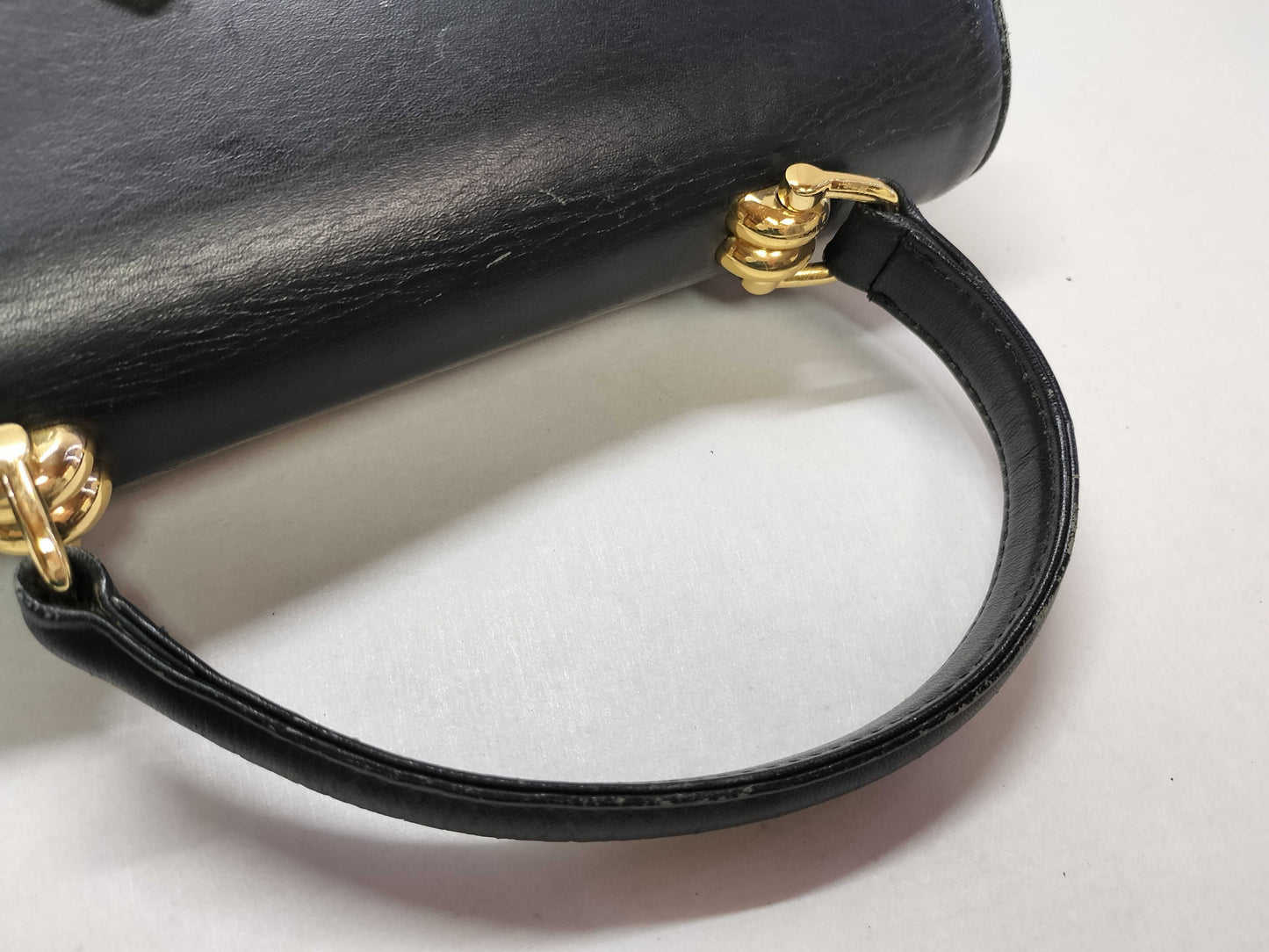 VERSACE Leather and Nylon Handbag