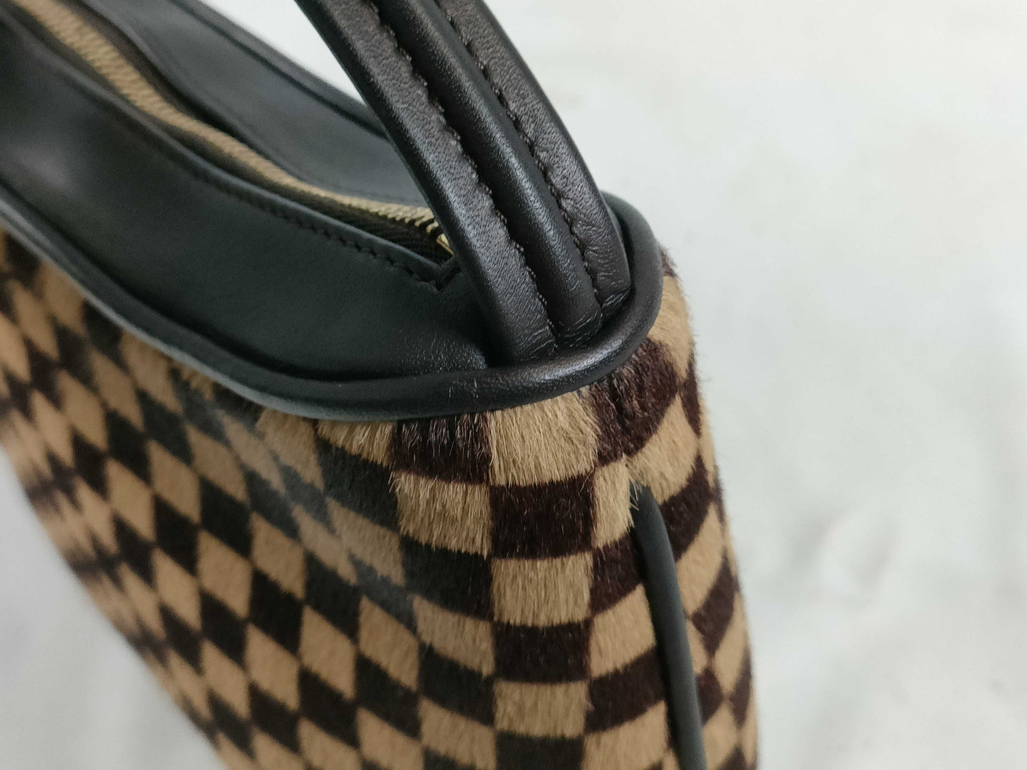 LOUIS VUITTON Damier ID - Louis Vuitton Damier Ebene Sauvage Tiger M92132 - Grade B Handbag