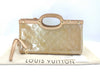 LOUIS VUITTON Vernis Roxbury Drive M91391 LM00636 Yellow Handbag