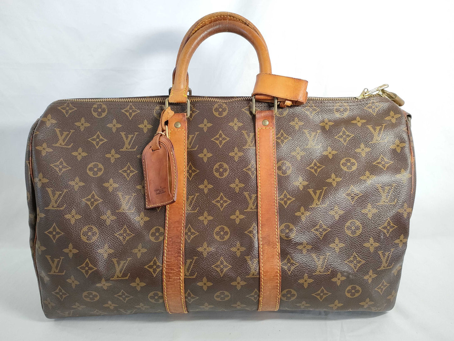 LOUIS VUITTON Monogram Keepall 45 M41428 Boston Bag with Unclear Serial Number