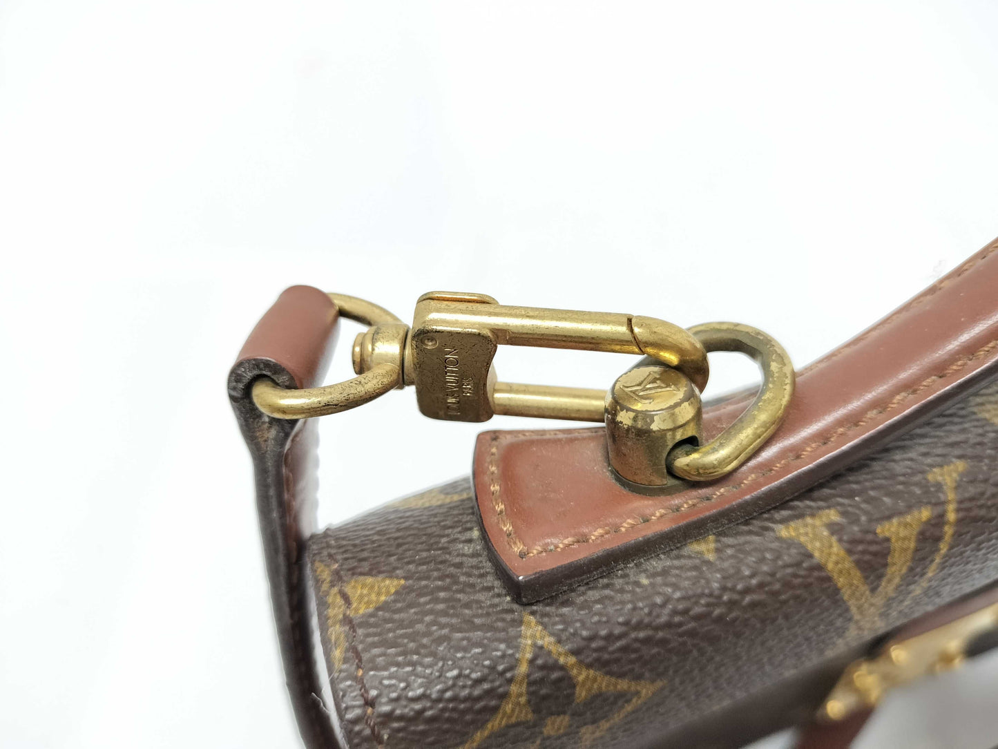 LOUIS VUITTON Monogram Monceau M51185 A20960 Brown Handbag