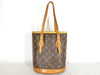 LOUIS VUITTON Monogram Bucket PM M42238 DK2088 Brown Tote Bag