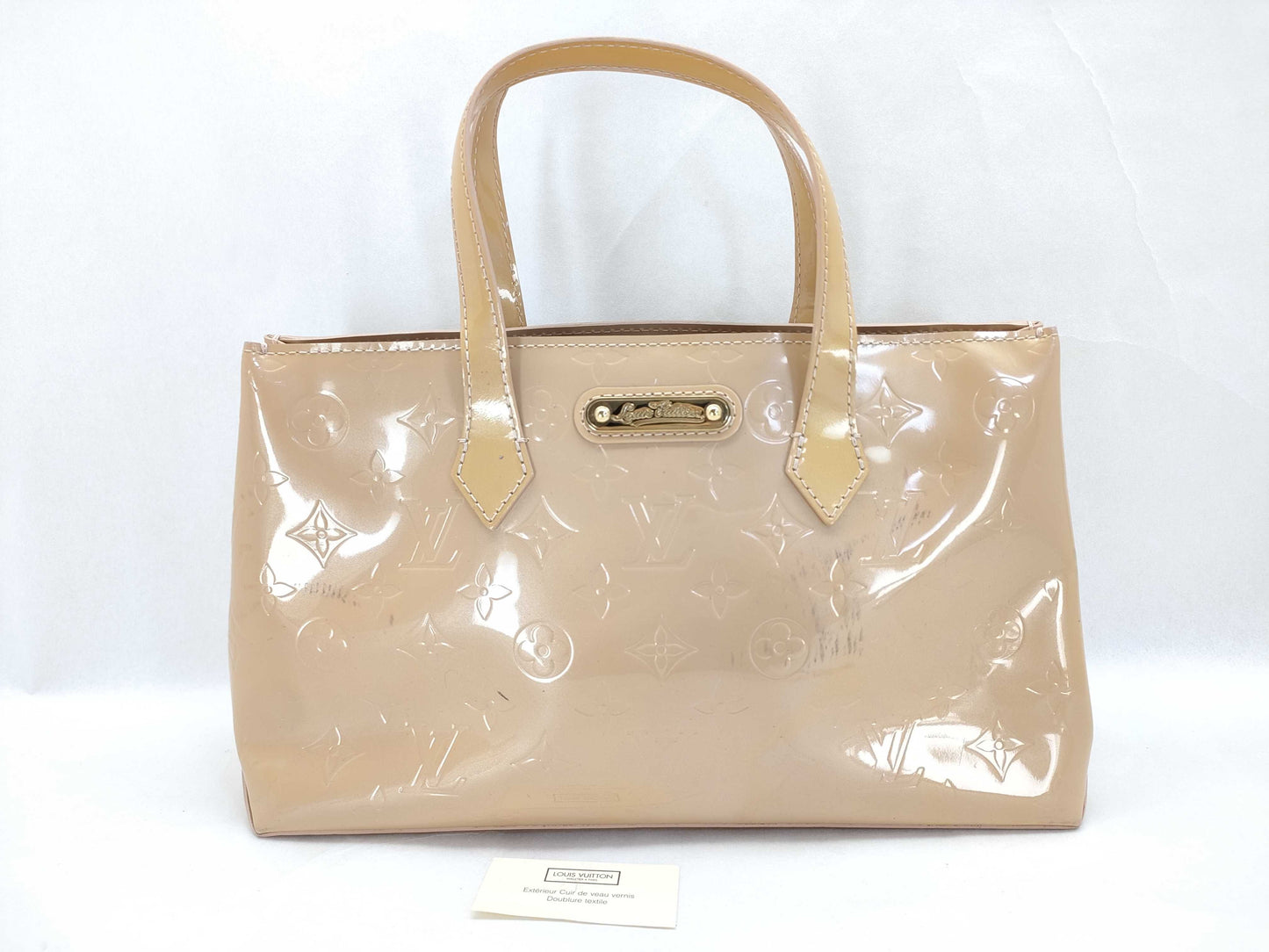 LOUIS VUITTON Vernis Wilshire PM SN1130 Handbag
