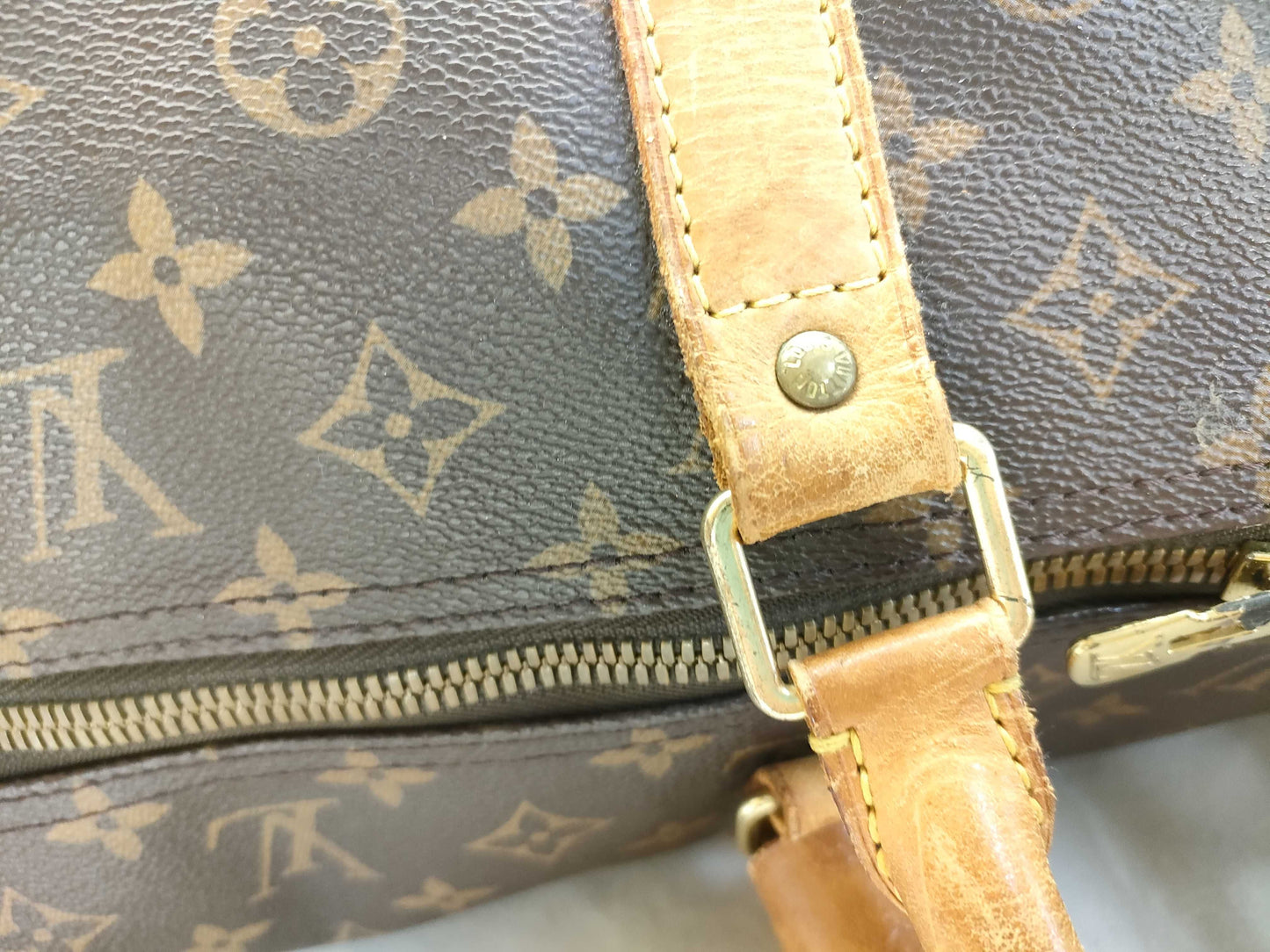 LOUIS VUITTON Monogram Keepall 60 M41422 Boston Bag