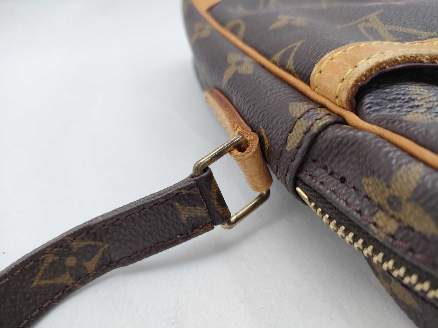 LOUIS VUITTON Monogram Danube M45266 SL1001 Brown Shoulder Bag