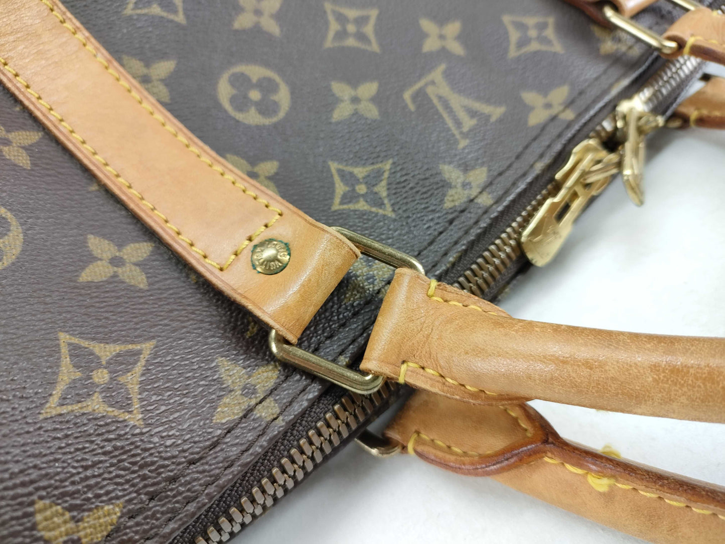 LOUIS VUITTON Monogram Keepall Bandouliere 60 M41412 VI0954 Brown Boston Bag