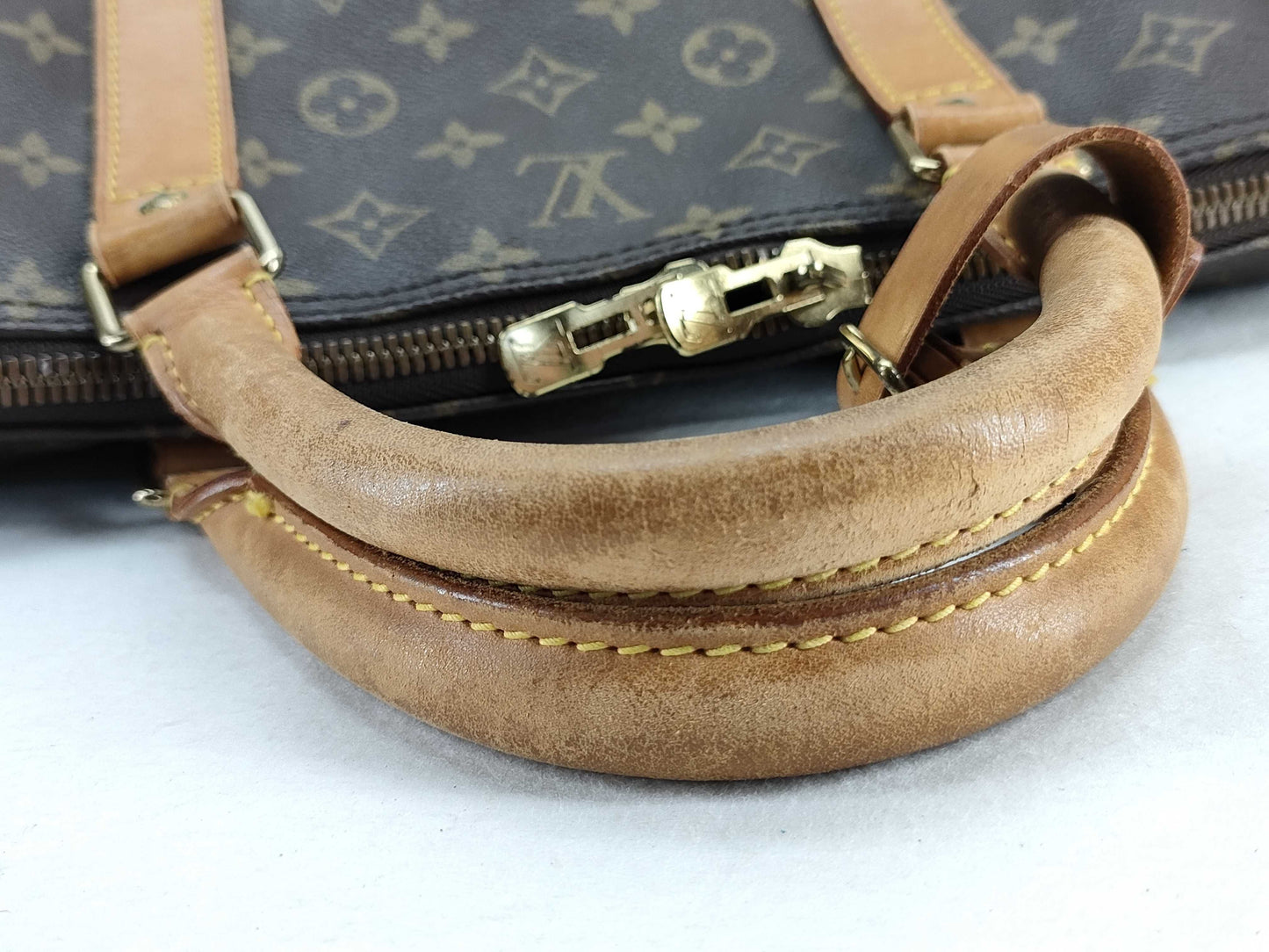 LOUIS VUITTON Monogram Keepall Bandouliere 60 M41412 VI0954 Brown Boston Bag