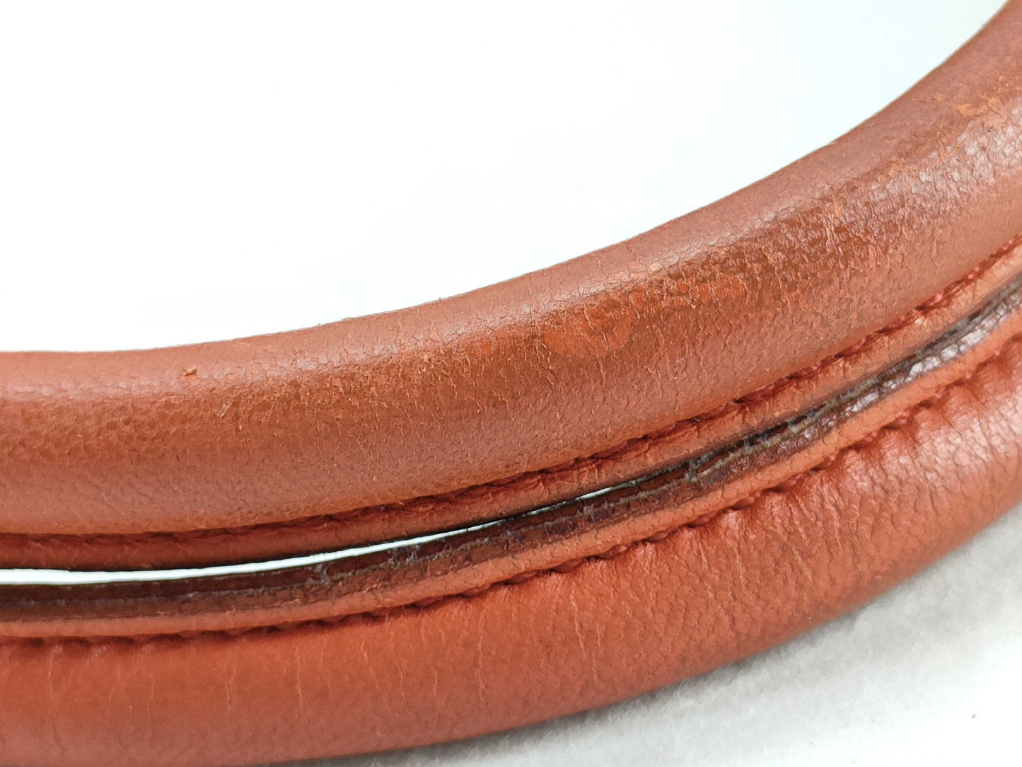 Salvatore Ferragamo Gancini Ferragamo Gancini Leather Handbag Orange Handbag