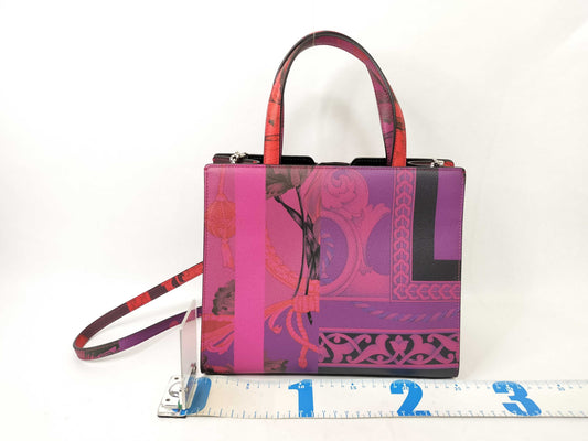 Salvatore Ferragamo Vara Leather Handbag, Pink, AU-21/0492