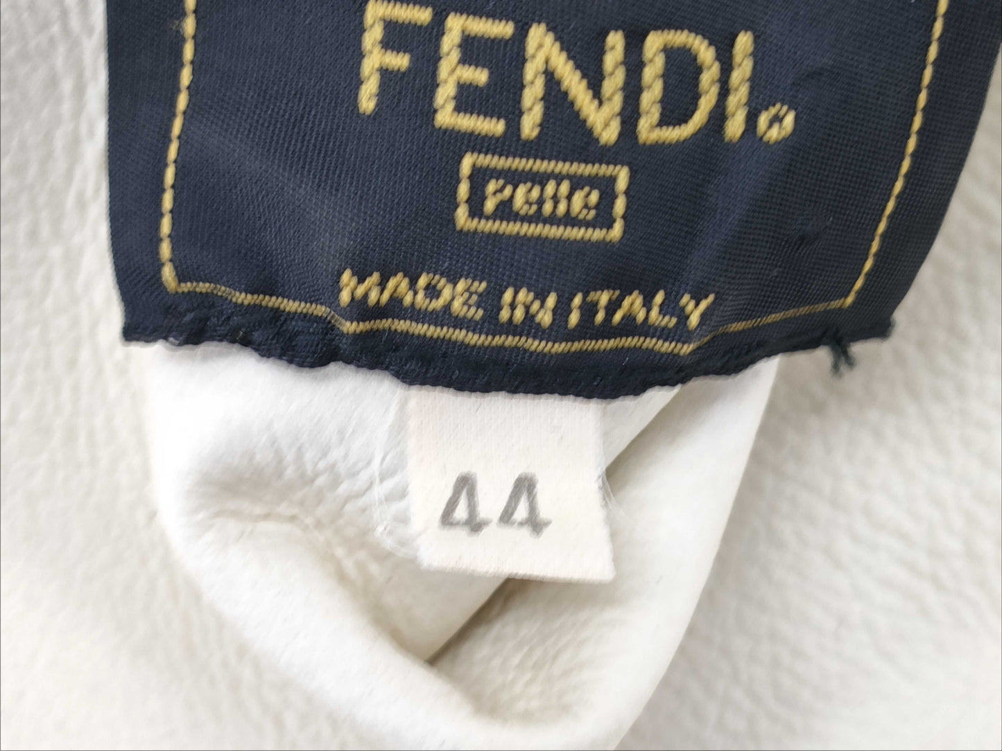 FENDI Leather Shirt Logo Tops