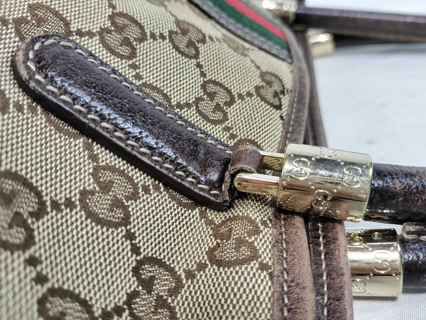 GUCCI GG Canvas Tote Bag Gucci GG Tote Bag