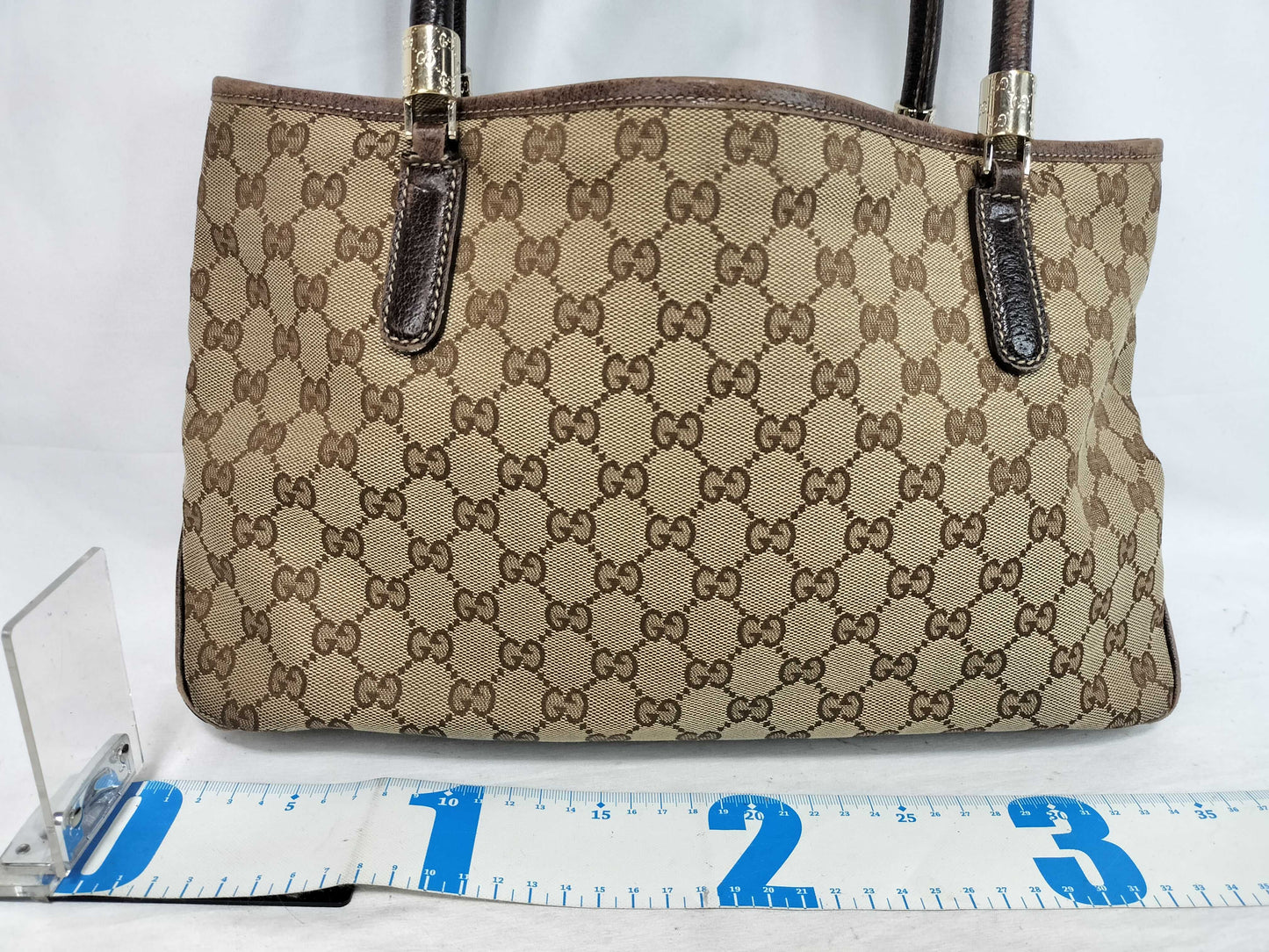 GUCCI GG Canvas Tote Bag Gucci GG Tote Bag