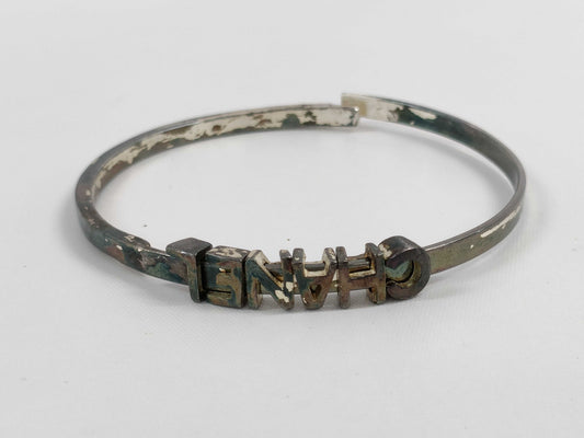 CHANEL 01P Logo SP Bracelet Bracelet Bangle