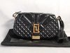 VERSACE Greca Goddess Hobo Bag in Black