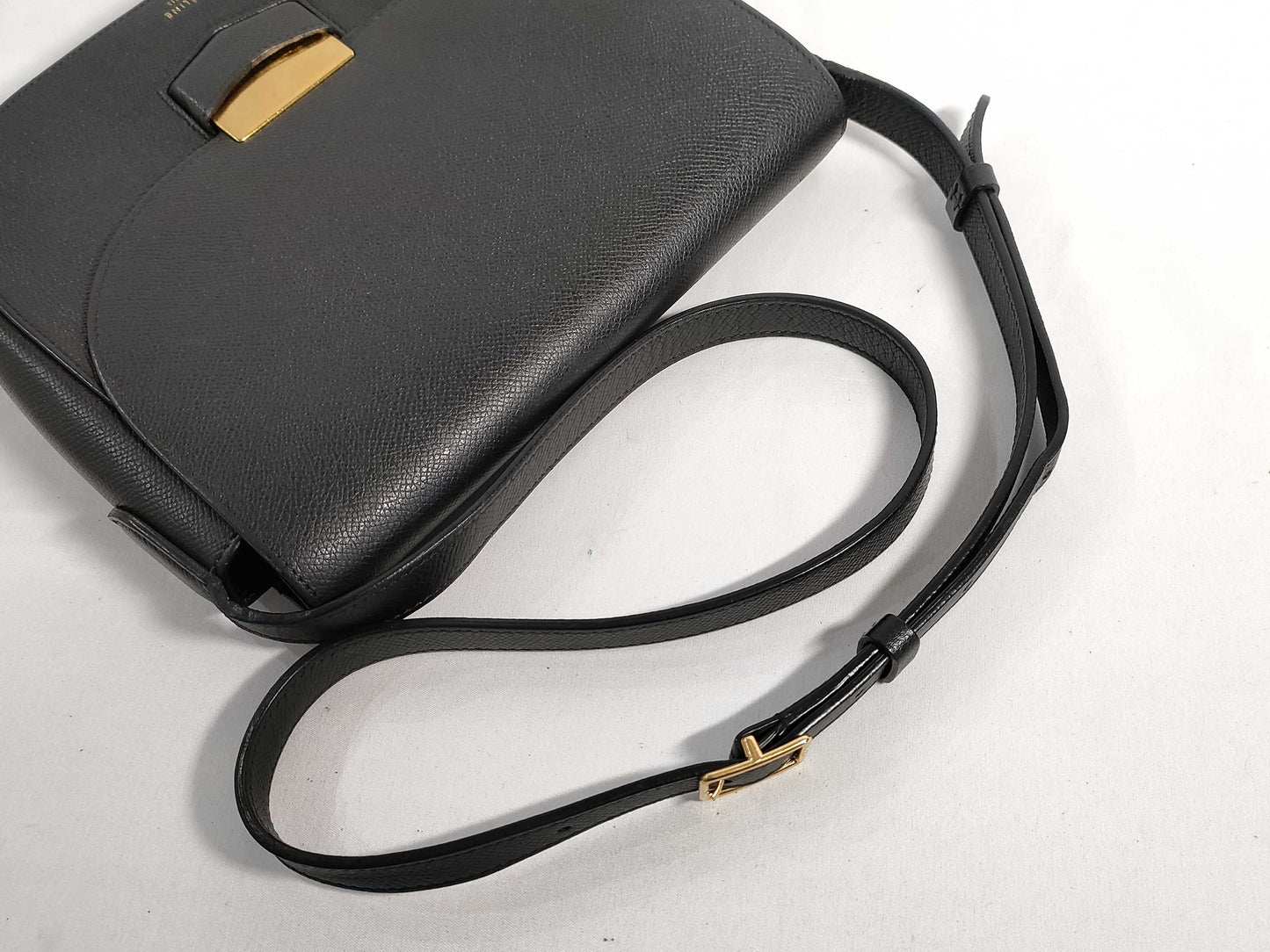 CELINE Trotter Shoulder Bag, Black