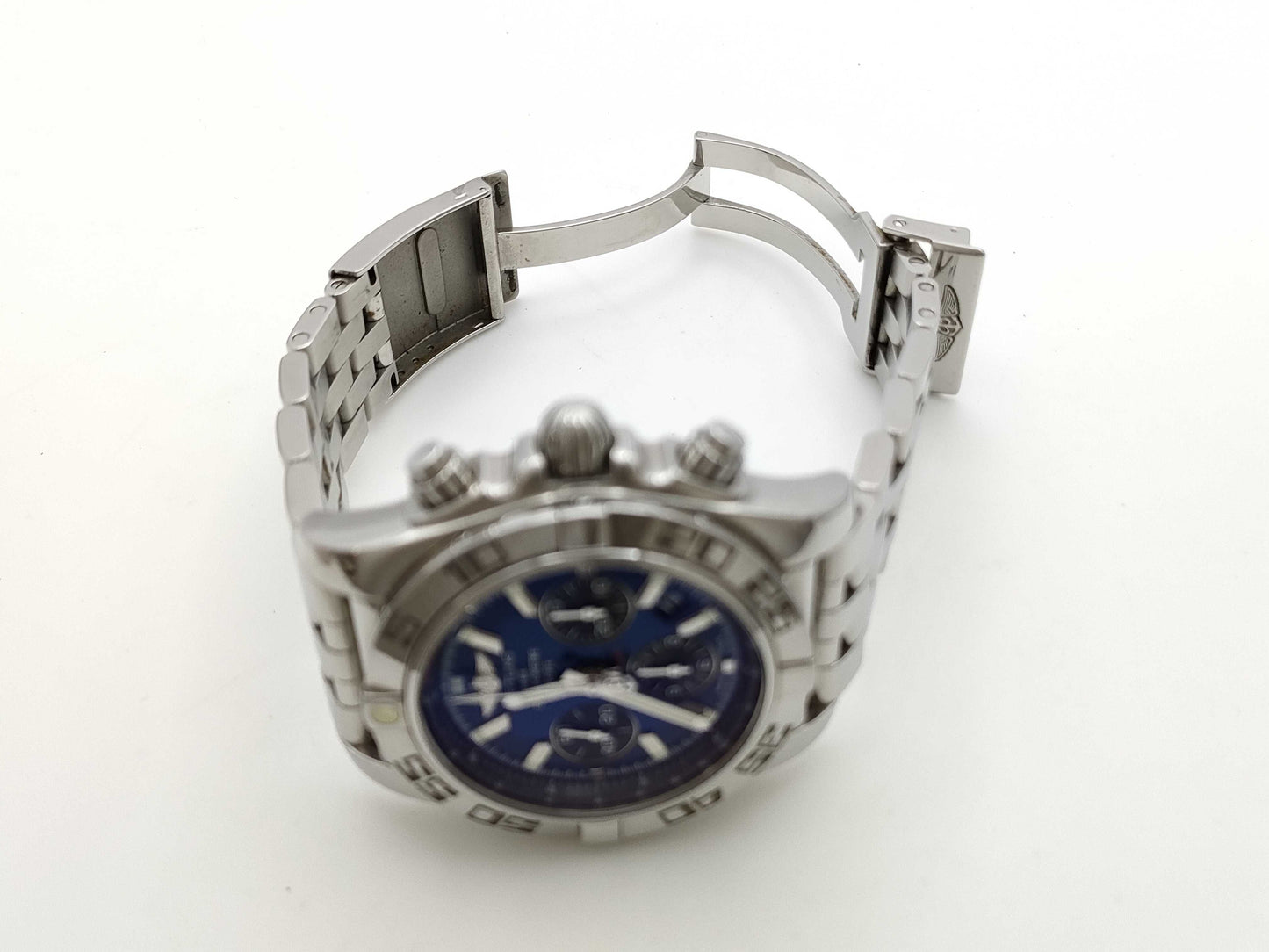 BREITLING AB0110 3074065 Automatic Blue Dial Men's Watch