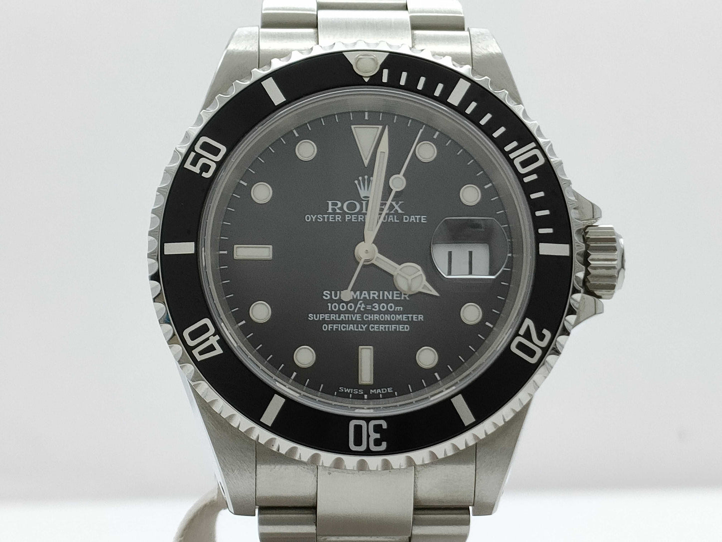 ROLEX 16610 P885460 Black Dial Men's Watch