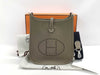 HERMES Evelyn TPM W Stamp Etoupe Shoulder Bag