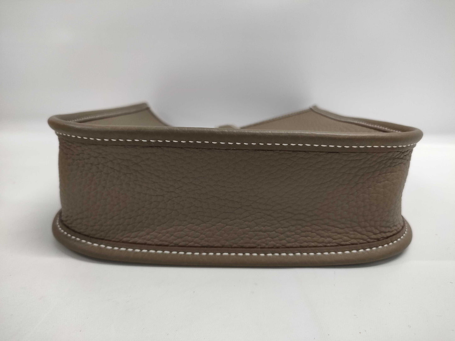 HERMES Evelyn TPM W Stamp Etoupe Shoulder Bag