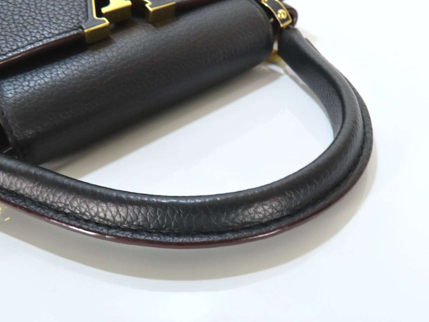 LOUIS VUITTON Parnassus Capucines PM M42259 Black Handbag
