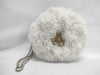 CHANEL Fur and Color Stone Round Chain Shoulder Bag with Sticker