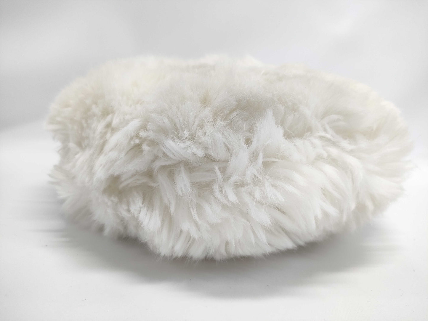 CHANEL Fur and Color Stone Round Chain Shoulder Bag with Sticker