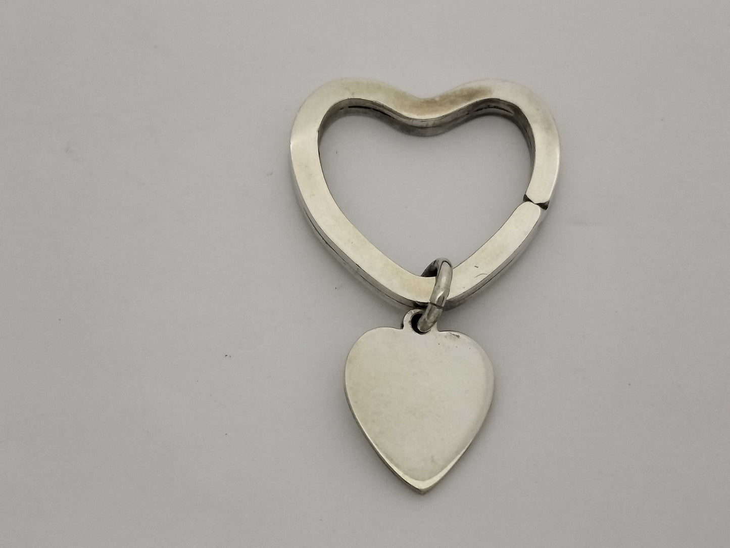 Tiffany & Co. Open Heart Heart Key Ring 925 Key Case/Key Holder
